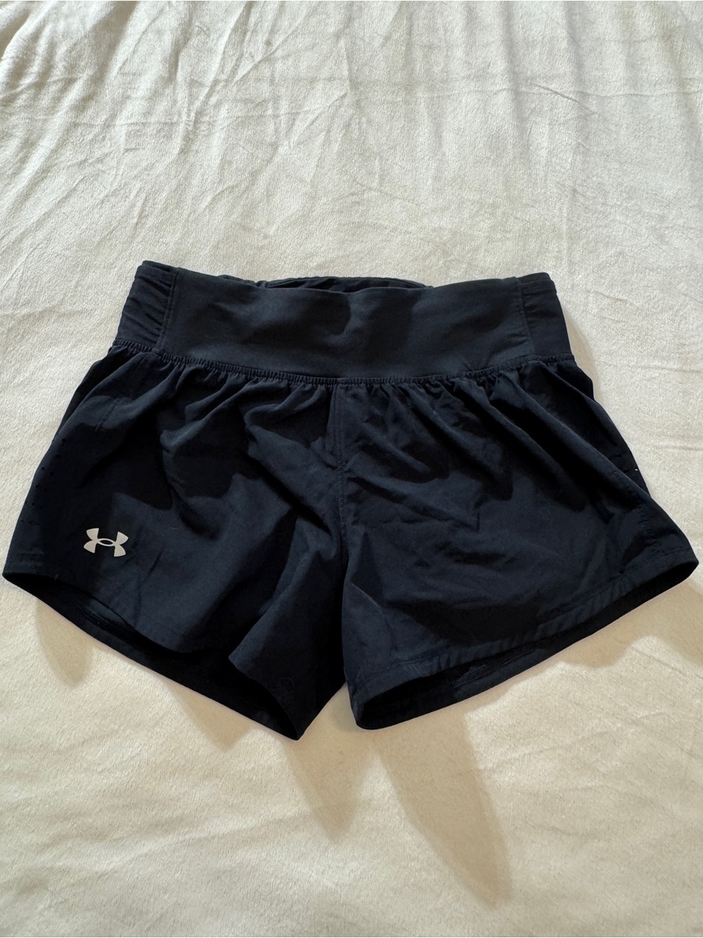 Under Armour Women's Black Athletic Running Shorts